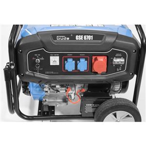 Güde GSE 6701 RS Benzinový generátor proudu (el. startér) - 40730