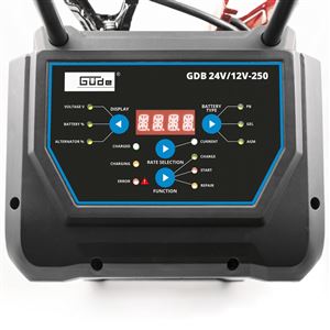Güde GDB 24V/12V-250 Automatická nabíječka baterií se startem - 85129
