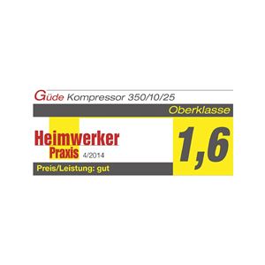 Güde Airpower 350/10/25 10 bar tichý bezolejový kompresor - 50094