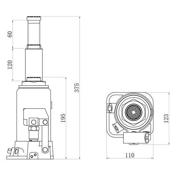 Hydraulický zvedák GSH 10T