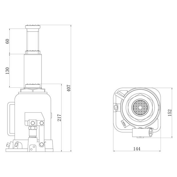 Hydraulický zvedák GSH 20T