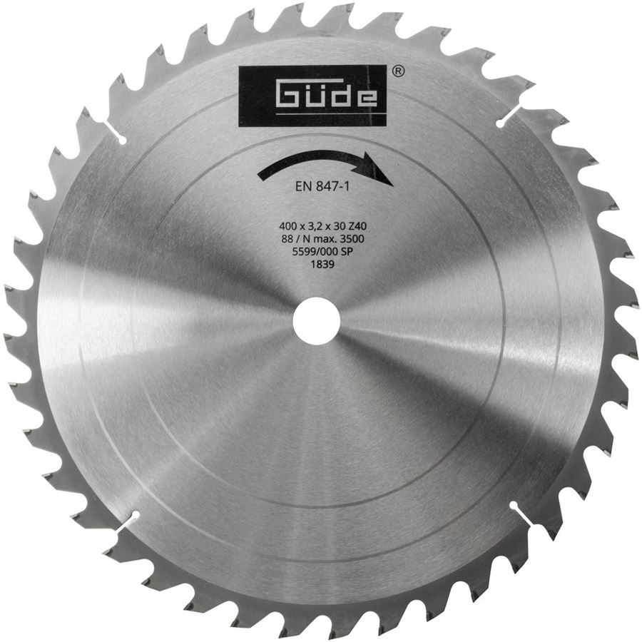 Güde Pilový kotouč SK 400x30 mm, 40 z - 01839
