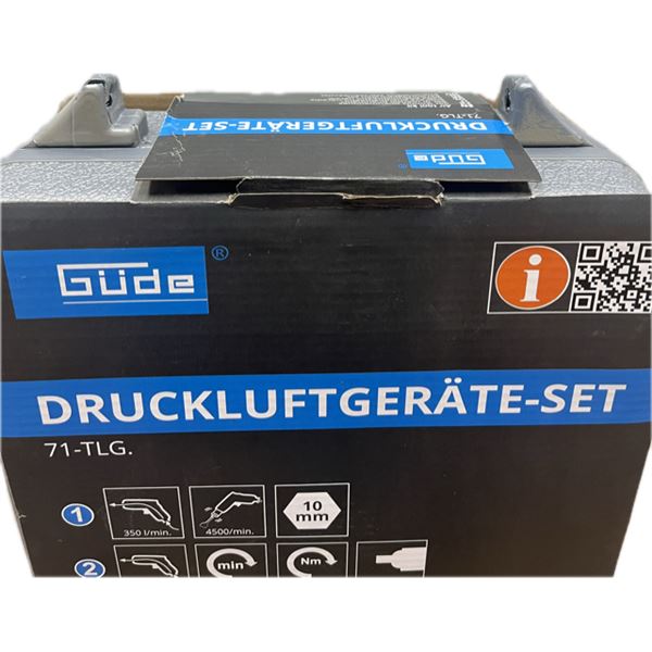 Souprava pneumatického nářadí, 71dílná