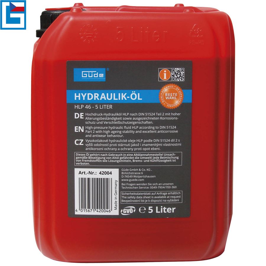 Güde HLP 46 hydraulický olej 5 litrů (42004)