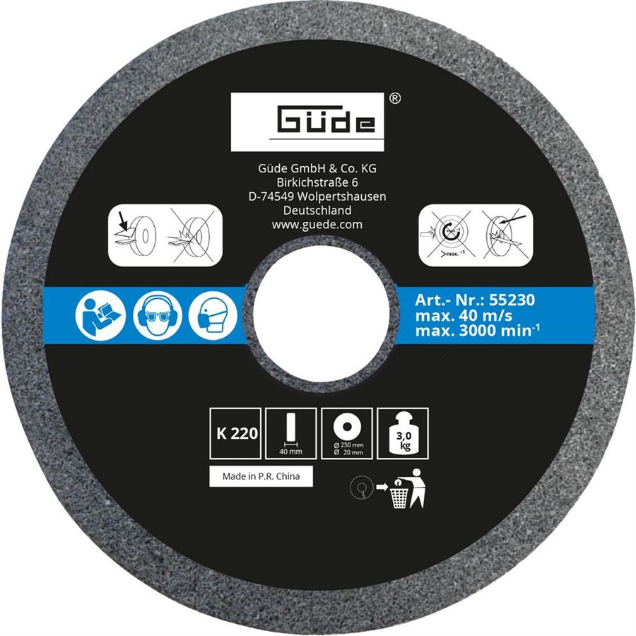 GÜDE 55230 BRUSNÝ KOTOUČ 250x40x20mm K220 K 55227