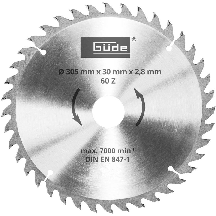 GÜDE 55265 KOTOUČ PILOVÝ HM 305x30x60Z