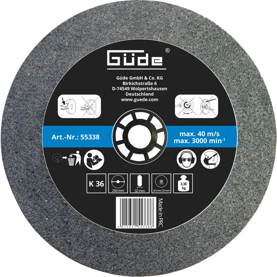 GÜDE 55339 KOTOUČ BRUSNÝ 250 MM K60