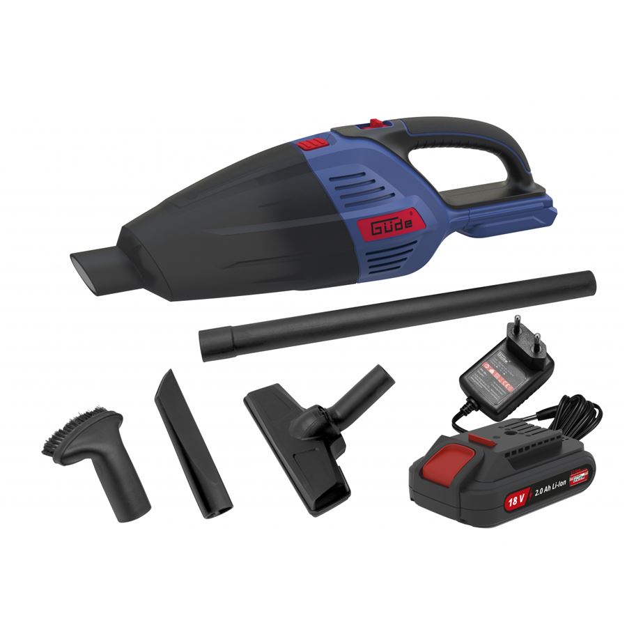 Güde HSS 18-201-05 Akumulátorový vysavač 18V / 2,0Ah - 58402
