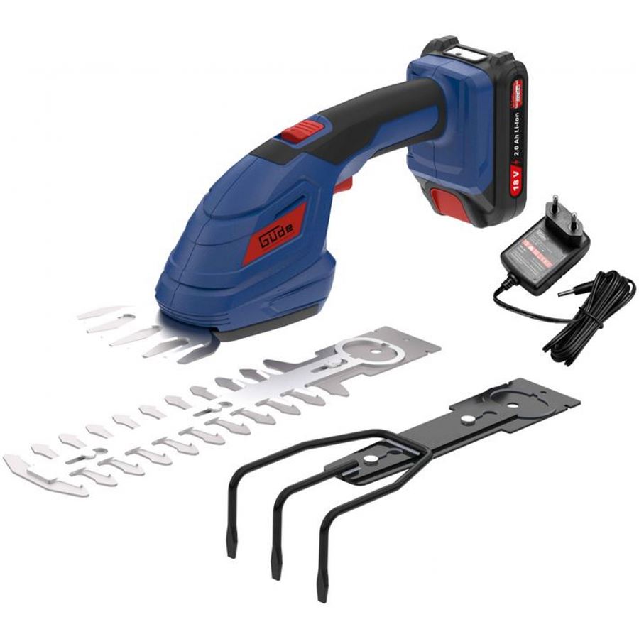 Güde GPS 18-201-05 Akumulátorové zahradní nůžky 18V/2,0Ah - 58404