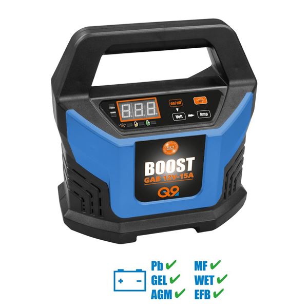 Automatická nabíječka baterií GAB 12V-15A-BOOST