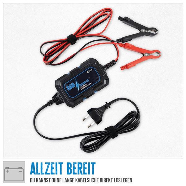 AUTOMATICKÁ NABÍJEČKA BATERIÍ GAB 12V/6V-1A