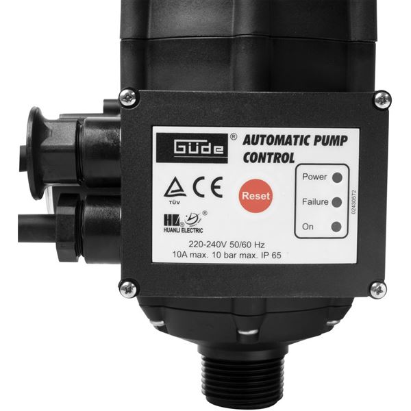 Tlakový spínač s ochranou proti chodu nasucho