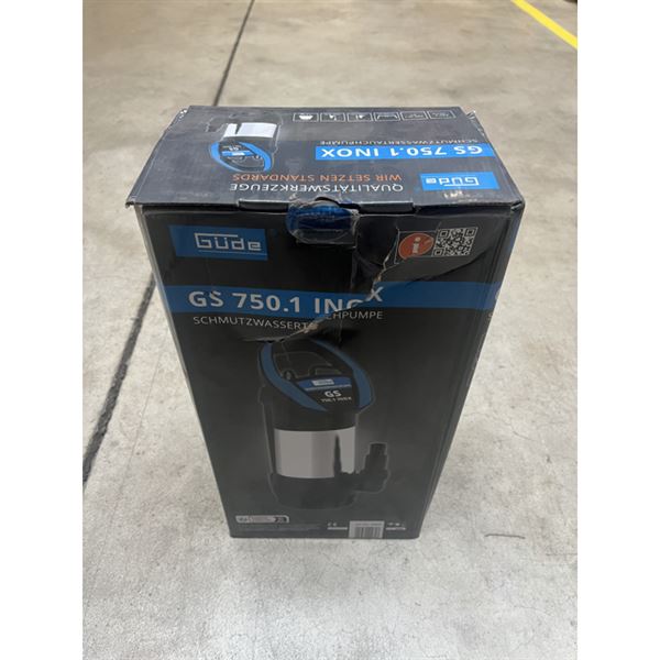 Ponorné kalové čerpadlo GS 750.1 INOX